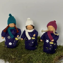 Herbst|SewingSusi Laternenmädchen lila - Jahreszeitentisch - Blumenkind - Herbst
