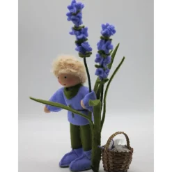 Hot Lavendel Junge - Blumenkind - Jahreszeitentisch - Waldorf Art - Art.Nr.SO41 Sommer