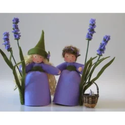 Discount Lavendel Mädchen - Blumenkind - Jahreszeitentisch - Waldorf Art - Art.Nr.SO29 Sommer