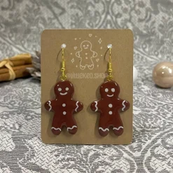 Hot Lebkuchenmännchen Ohrringe | handgemacht | Fimo | Weihnachten Weihnachtsaccessoires
