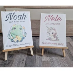 Best Leinwand 23x30 personalisierbar Geschenke