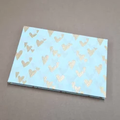 Discount Leporello Fotoalbum Herzen Hochzeit 11x16cm Querformat Personalisierbar Hochzeitsalben