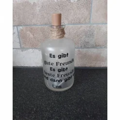 Sale Leuchtflasche LED Freunde Geschenke