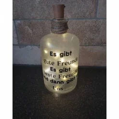 Sale Leuchtflasche LED Freunde Geschenke