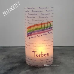 Discount Lichthülle Kommunion - Du bist ein Ton in Gottes Melodie (2) Dekoration