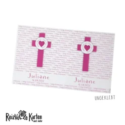 Dekoration|Reizvolle Karten und mehr Lichthülle zur Kommunion - Jesus hat ein Herz für mich