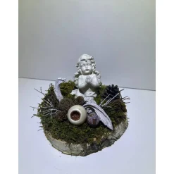 New Liebevolles Grabgesteck Grabschmuck Grabdeko Gedenksteine