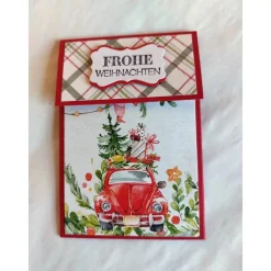 Outlet Liftkarte, Geldgeschenkverpackung, Geldscheinverpackung, Gutscheinverpackung für Weihnachten Geldgeschenke