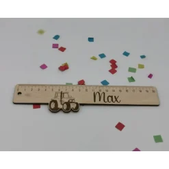 Discount Lineal aus Holz /Schulanfang/ Personalisiert mit Trecker Motiv, Traktor, für Kinder zur Einschulung 20cm Kinder Einschulung