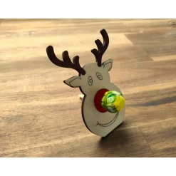 Lolli-Halter „Rentier“ / Lutscher-Halter Weihnachtsgeschenke