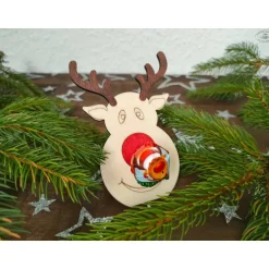 Lolli-Halter „Rentier“ / Lutscher-Halter Weihnachtsgeschenke