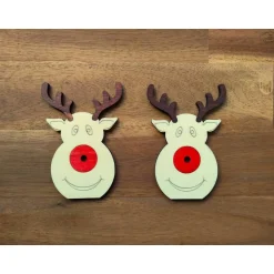 Lolli-Halter „Rentier“ / Lutscher-Halter Weihnachtsgeschenke