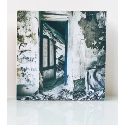 Clearance Lost Place, marode, verlassenes Haus, Villa, Foto auf Holz, im Quadrat, 10 x 10 cm Geschenke Für Männer