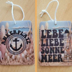 Gastgeschenke|Mija-Kreativ Lufterfrischer aus Filz ,für Deinen Eigenen Duft, fürs Auto oder für Zuhause, Geschenk, Wohnwagen