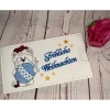 Sale Lustiges Geschenk Schokihülle Schokoladenhülle/ Schokitasche/ Schokiverpackung Handarbeit Weihnachten gestickt Geschenke