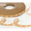 Deko- & Webbänder|Händisch-Design 1m (1EUR/m) Webband Tannenbaum gold/weiß 9mm
