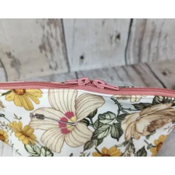 New Mappe/Kosmetiktasche Blumen retro in 3 Größen – Federmäppchen & Stiftetasche aus Kinder Federmäppchen