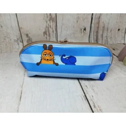 Best Mappe/Kosmetiktasche Sendung mit der Maus blau in 3 Größen – Federmäppchen & Stiftetasche aus Kinder Federmäppchen