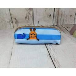 Best Mappe/Kosmetiktasche Sendung mit der Maus blau in 3 Größen – Federmäppchen & Stiftetasche aus Kinder Federmäppchen