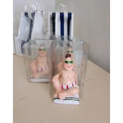 Tischdekoration|SaBienchenshop Maritime Tischdekoration Sommer Strandkorb Leuchtturm Muscheln Geschenkidee