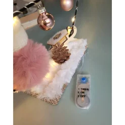 Outlet Mädchen in rose mit Metallring, Sofortkauf, Geschenk, Weihnachten,Deko,Sofortkauf,UNIKAT Kerzen & Beleuchtung