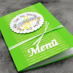 Discount Menükarte Kommunion – Du bist ein Ton in Gottes Melodie Menükarten