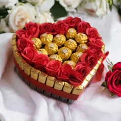 Sale Merci Geschenk Geburtstag Pralinentorte Individuelle Geschenkidee Ferrero Rocher Raffaello Seifen Rosen Geschenke