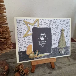 Weihnachtskarten|Teufelinchens_Ideen_Shop Merry Christmas - Tannenbaum -  Weihnachtskarte - Weihnachtsmann