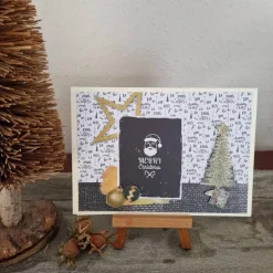 Weihnachtskarten|Teufelinchens_Ideen_Shop Merry Christmas - Tannenbaum -  Weihnachtskarte - Weihnachtsmann