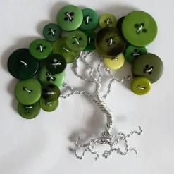 Sale Mini Knopfbaum Geschenk / Omas sind wie Knöpfe/ Personalisierter Bilderrahmen / Lebensbaum/ Geschenkidee Oma Geschenke