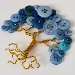 Sale Mini Knopfbaum Geschenk / Omas sind wie Knöpfe/ Personalisierter Bilderrahmen / Lebensbaum/ Geschenkidee Oma Geschenke