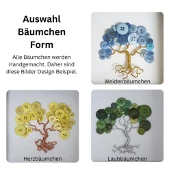 Sale Mini Knopfbaum Geschenk / Omas sind wie Knöpfe/ Personalisierter Bilderrahmen / Lebensbaum/ Geschenkidee Oma Geschenke