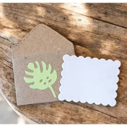 Hot Mini Umschläge Floral mit Kärtchen – Gastgeschenk, Geldgeschenk & Mitbringsel – Kleine Briefumschläge für jede Feier Dekoration