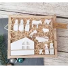Best Mini Weihnachtskrippe in Holzbox ~ Krippe zu Weihnachten in Geschenkbox ~ Deko Krippen