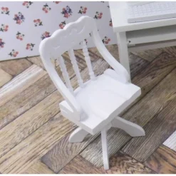Best Miniatur Bürostuhl Schreibtischstuhl – Wichtelbüro Deko & Home Office Basteln Bastelzubehör