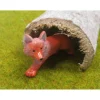 Online Miniatur Fuchs Deko – Perfekt für Puppenhaus, Basteln & Krippenbau – Länge 7,5 cm Bastelzubehör