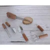 Wichtelzauber|SaBienchenshop Miniatur Gartenwerkzeuge 7-teilig mit Säge – Deko & Basteln für Feengarten, Wichteltür & Krippenbau