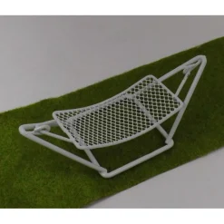 New Miniatur Hängematte zur Dekoration für Feengarten & Puppenhaus – Bastelzubehör