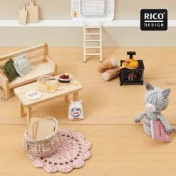 Wichtelzauber|AmOlenDiek Miniatur Kuchen Herz | Zubehör Wichteltür