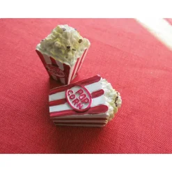 Hot Miniatur Popcorn Becher Deko – Bastelmaterial & Tischdeko für Gutscheine & Filmabende Tischdekoration