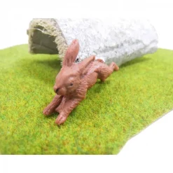 Sale Miniatur Wildkaninchen Hase – Deko & Basteln für Puppenhaus, Krippe & Jagdszene Bastelzubehör