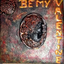 Hot Minibild BE MY VALENTINE Geschenkidee zum Valentinstag Geburtstag Muttertag Hochzeitstag Valentinstagsgeschenke
