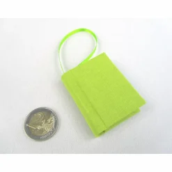 Sale Minibuch Dekoration, kiwi-grün, Mini-Notizbuch, handgefertigt Dekoration