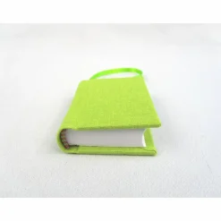 Sale Minibuch Dekoration, kiwi-grün, Mini-Notizbuch, handgefertigt Dekoration