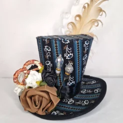 Trachtenmode|SilverFairyMeadows Mini-Hütchen - Oktoberfest Fascinator Hochzeit Dirndl Breze