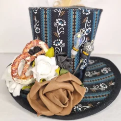 Trachtenmode|SilverFairyMeadows Mini-Hütchen - Oktoberfest Fascinator Hochzeit Dirndl Breze