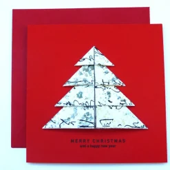 Clearance Minimalistische Weihnachtskarte - Weihnachtsbaum Weihnachtskarten