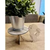 Outlet Mini-Tortenplatte Hase aus Holz 15 cm Tortendekoration