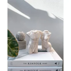 Männliche Torso Soja Kerze Groß, Vegan & Duftfrei, Geschenk für Freundin, Körper Kerze Sojawachs, Junggesellenabschied Junggesellenabschied