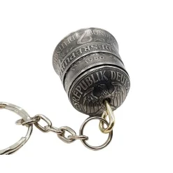 Münzglocke aus 1 und 2 DM Münzen Weihnachtsgeschenke